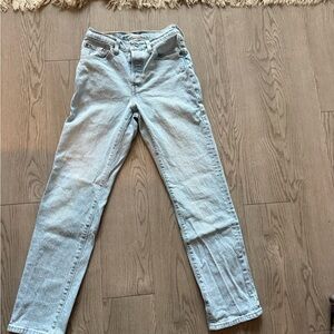 Levi's Light Blue Straight Leg Women's Jeans